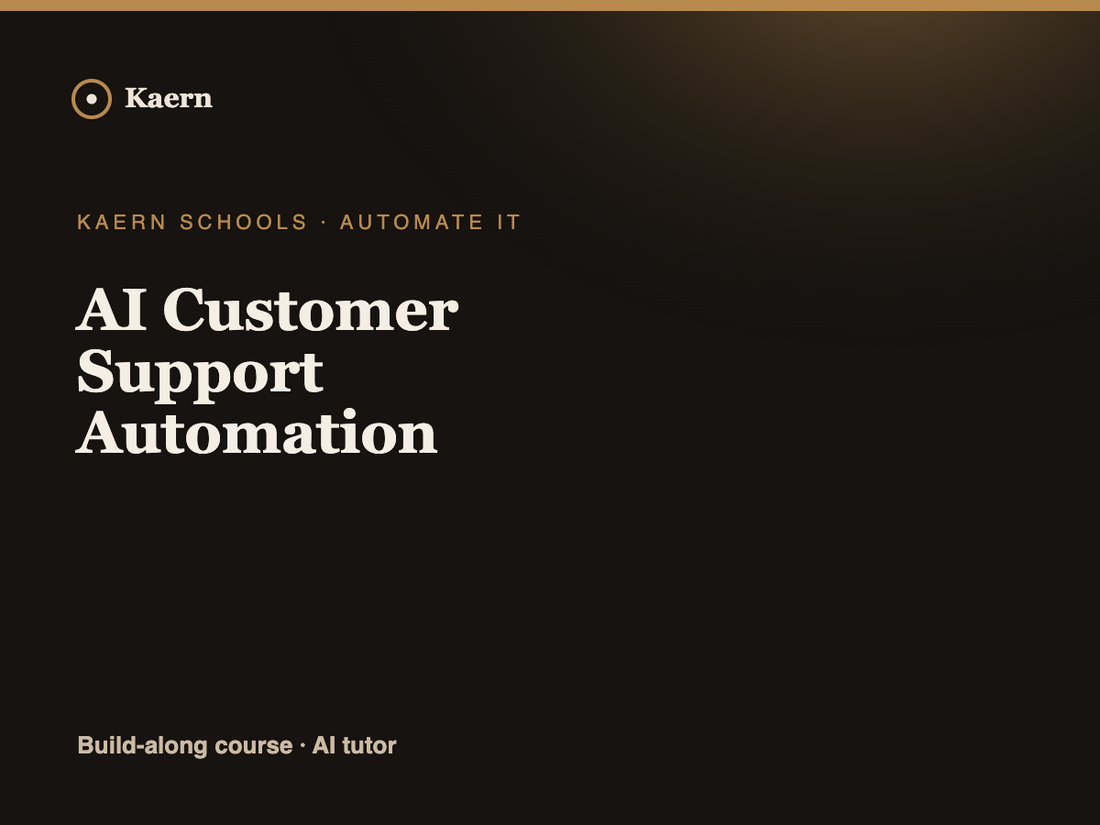 AI Customer Support Automation