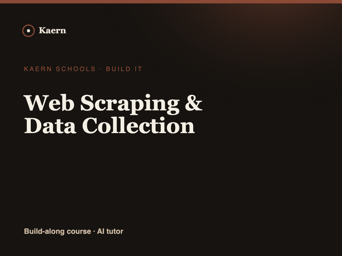 Web Scraping & Data Collection