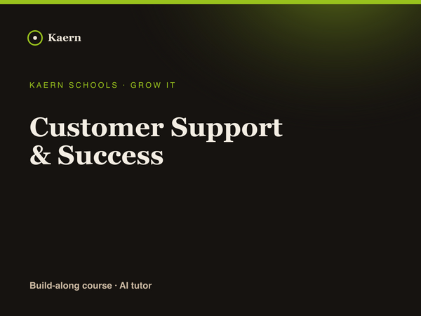 Customer Support & Success