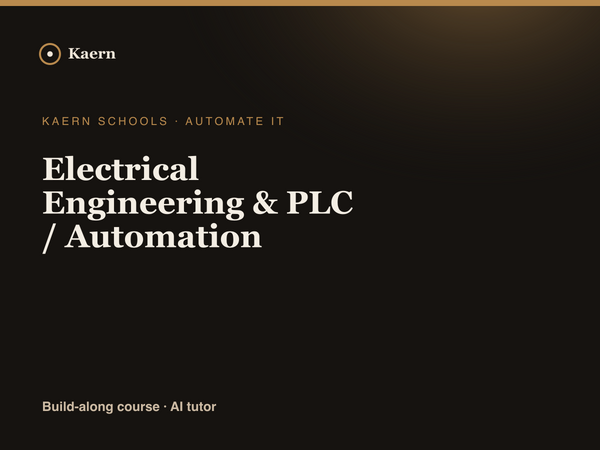Electrical Engineering & PLC / Automation