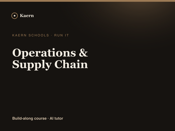 Operations & Supply Chain