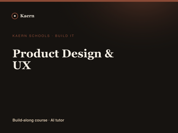 Product Design & UX
