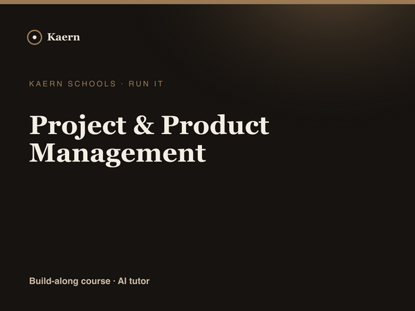 Project & Product Management