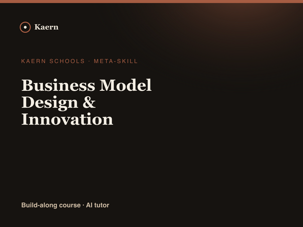 Business Model Design & Innovation