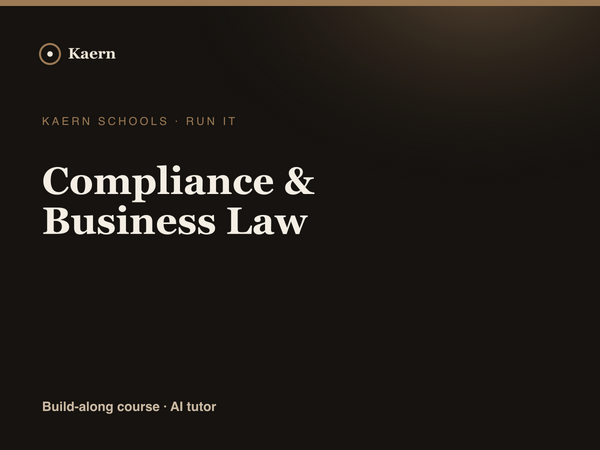Compliance & Business Law