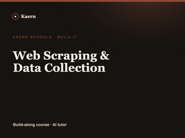Web Scraping & Data Collection