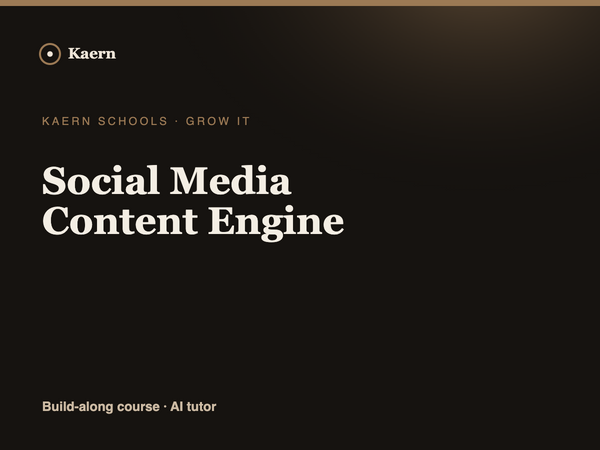 Social Media Content Engine
