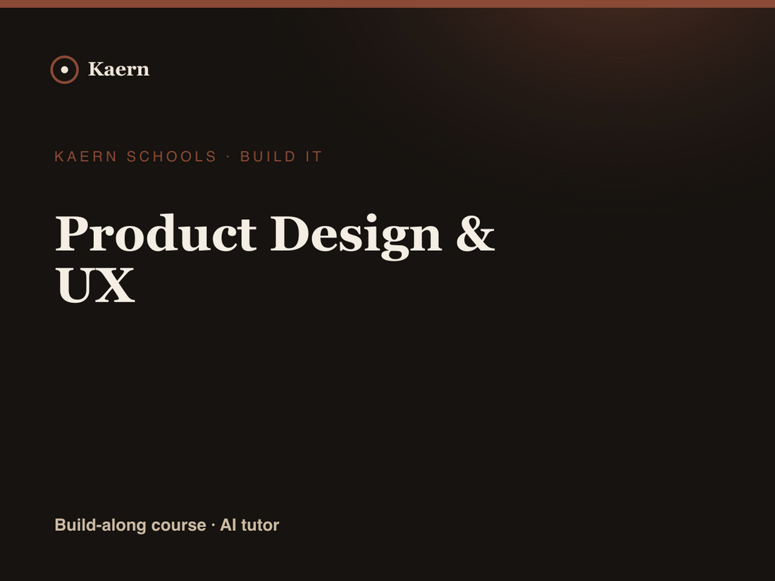 Product Design & UX